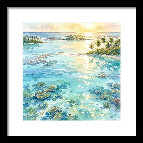 Lagoon Serenity At Sunset