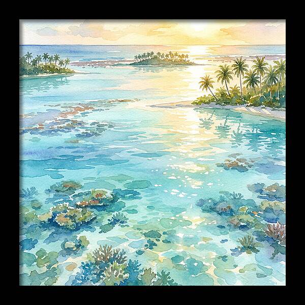 Lagoon Serenity At Sunset