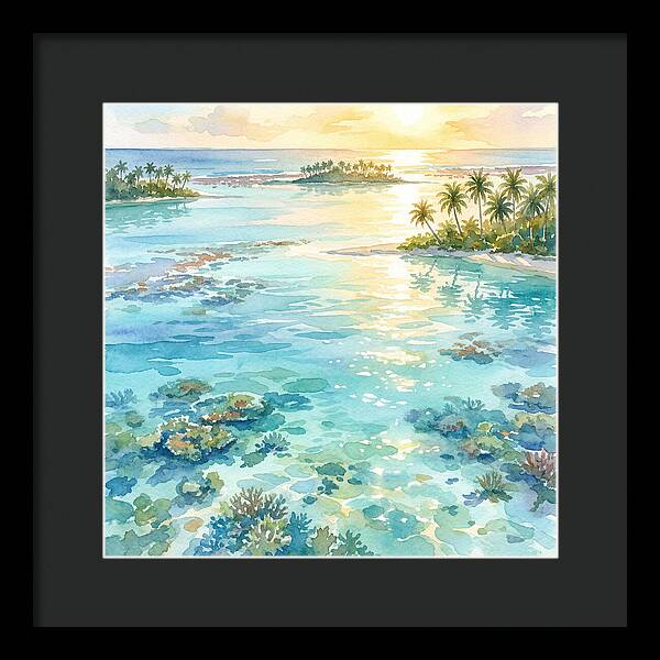 Lagoon Serenity At Sunset