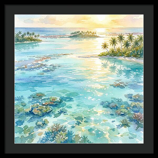 Lagoon Serenity At Sunset