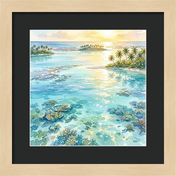 Lagoon Serenity At Sunset