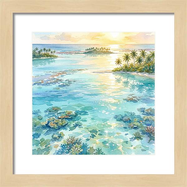 Lagoon Serenity At Sunset