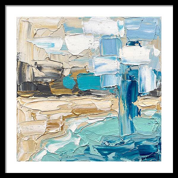 Lagoon Serenity In Palette Knife