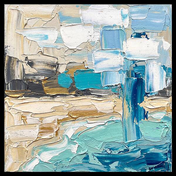 Lagoon Serenity In Palette Knife