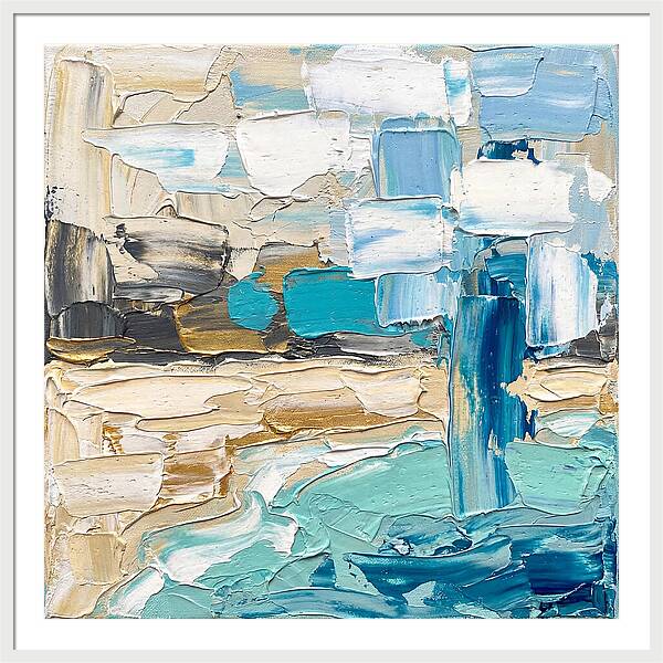 Lagoon Serenity In Palette Knife