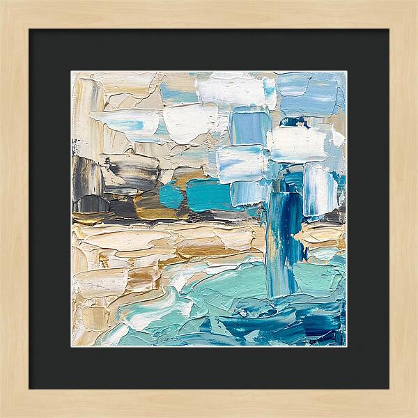 Lagoon Serenity In Palette Knife