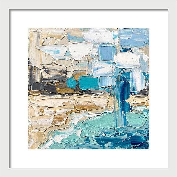 Lagoon Serenity In Palette Knife