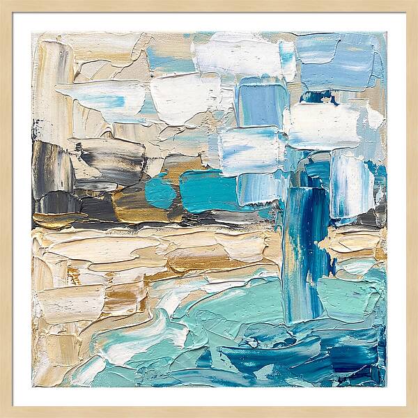 Lagoon Serenity In Palette Knife