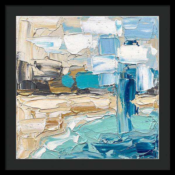 Lagoon Serenity In Palette Knife