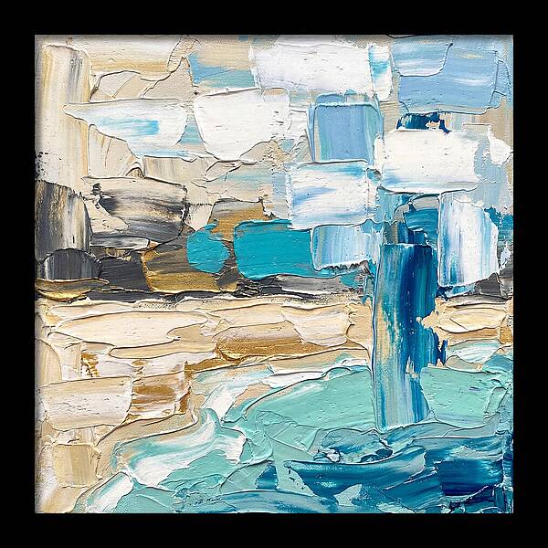 Lagoon Serenity In Palette Knife