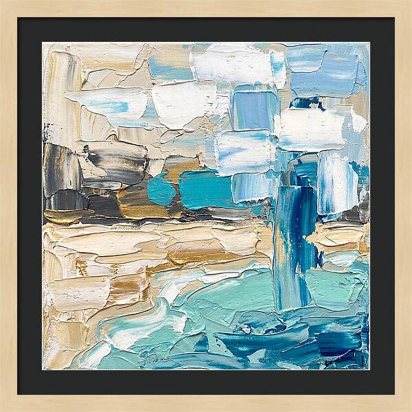 Lagoon Serenity In Palette Knife
