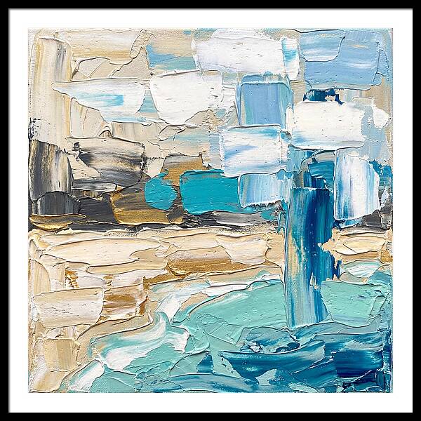 Lagoon Serenity In Palette Knife