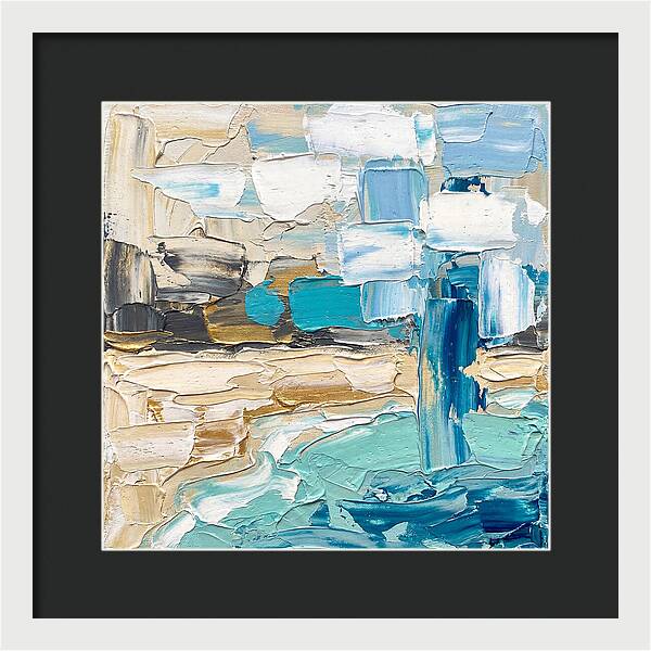 Lagoon Serenity In Palette Knife