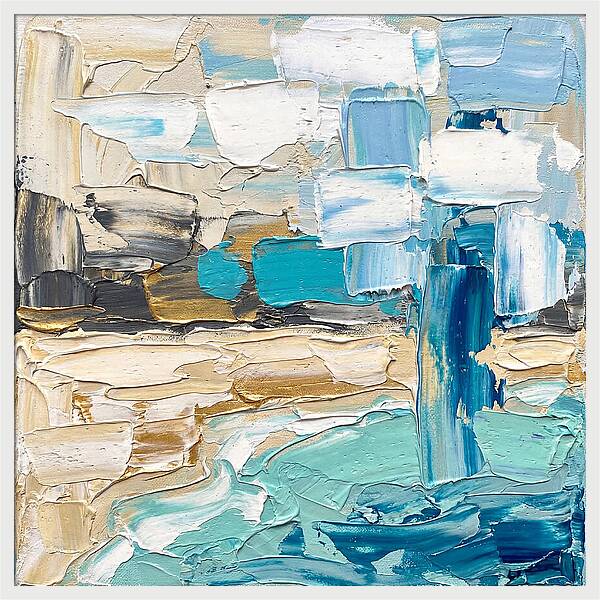 Lagoon Serenity In Palette Knife