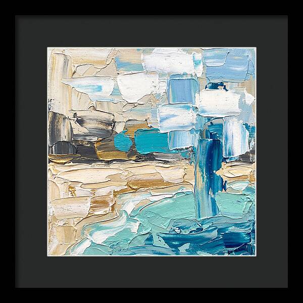 Lagoon Serenity In Palette Knife