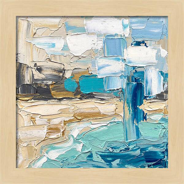 Lagoon Serenity In Palette Knife