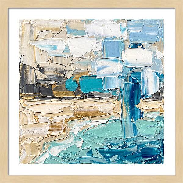 Lagoon Serenity In Palette Knife