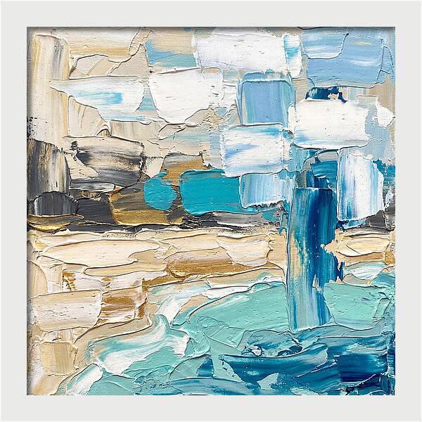 Lagoon Serenity In Palette Knife