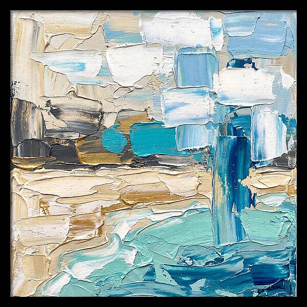 Lagoon Serenity In Palette Knife