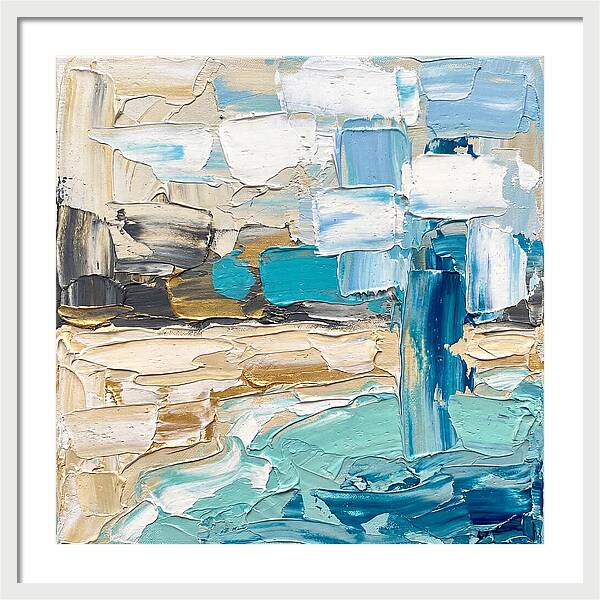 Lagoon Serenity In Palette Knife