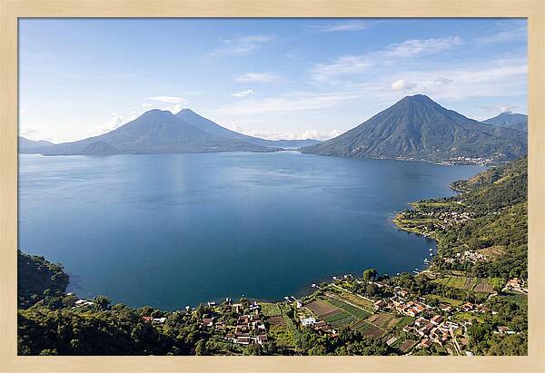 Lake Atitlan From Above Panajachel