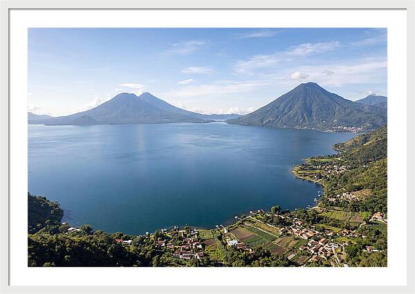 Lake Atitlan From Above Panajachel