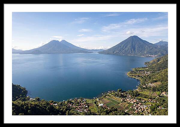 Lake Atitlan From Above Panajachel