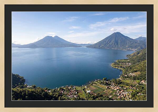 Lake Atitlan From Above Panajachel