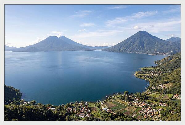 Lake Atitlan From Above Panajachel