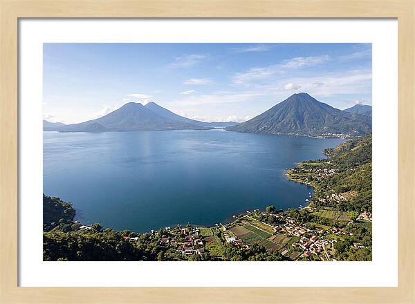 Lake Atitlan From Above Panajachel