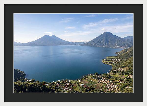 Lake Atitlan From Above Panajachel