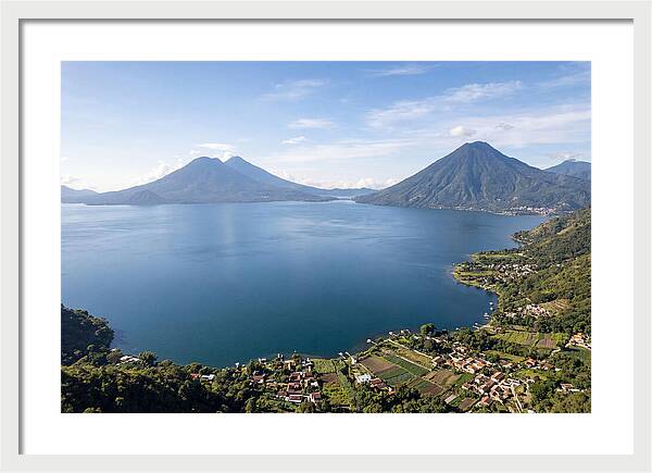 Lake Atitlan From Above Panajachel