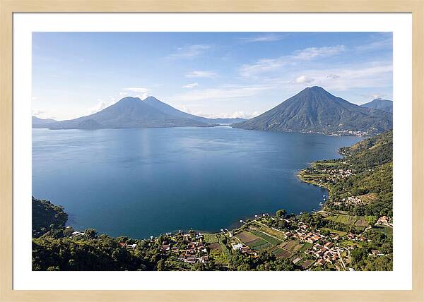 Lake Atitlan From Above Panajachel