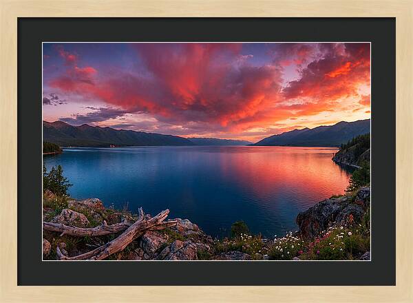 Lake Baikal Sunset Serenity