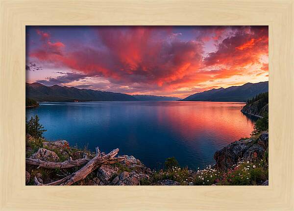 Lake Baikal Sunset Serenity