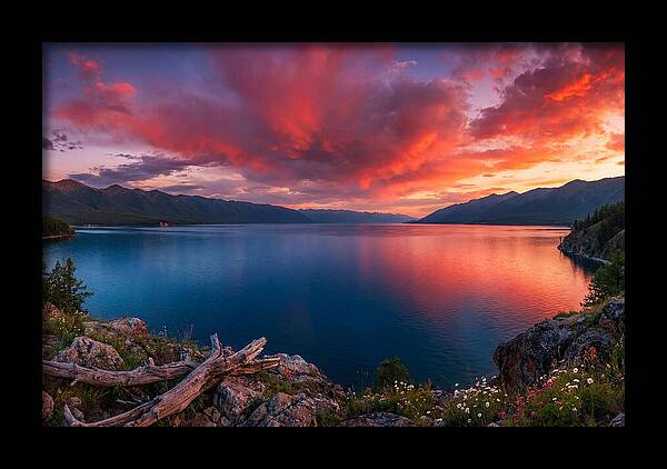 Lake Baikal Sunset Serenity
