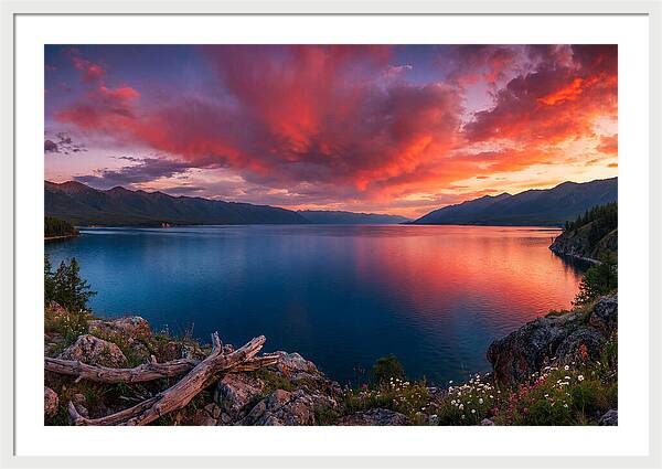 Lake Baikal Sunset Serenity