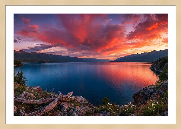 Lake Baikal Sunset Serenity