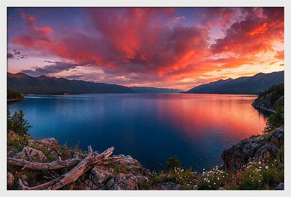 Lake Baikal Sunset Serenity