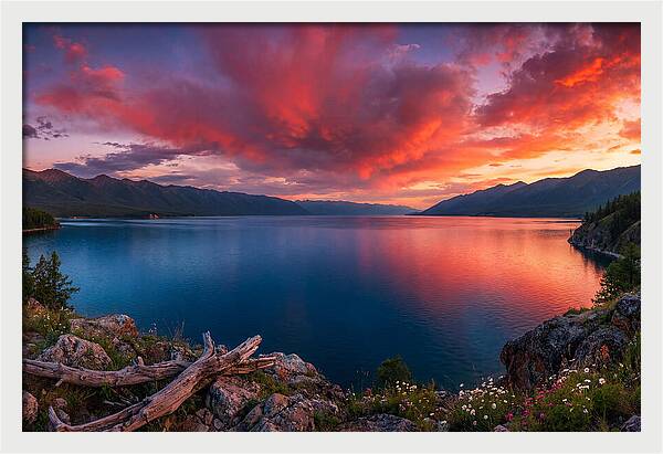 Lake Baikal Sunset Serenity