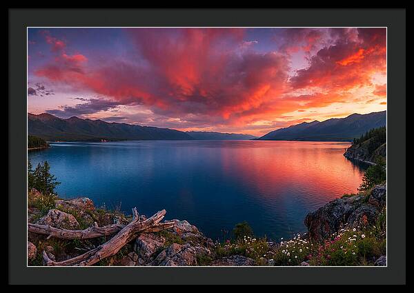 Lake Baikal Sunset Serenity