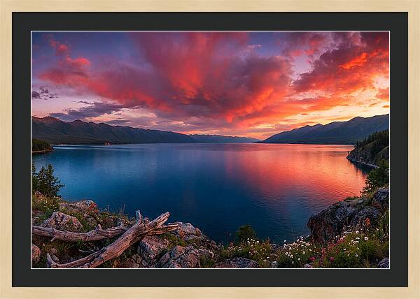 Lake Baikal Sunset Serenity