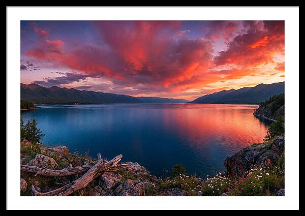 Lake Baikal Sunset Serenity