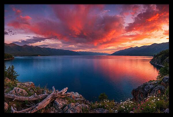 Lake Baikal Sunset Serenity