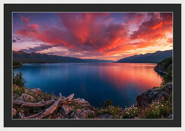 Lake Baikal Sunset Serenity