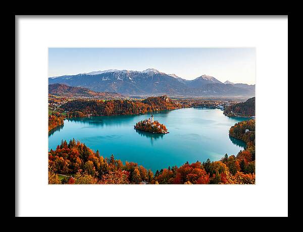 Lake Bled In Autumn Splendor