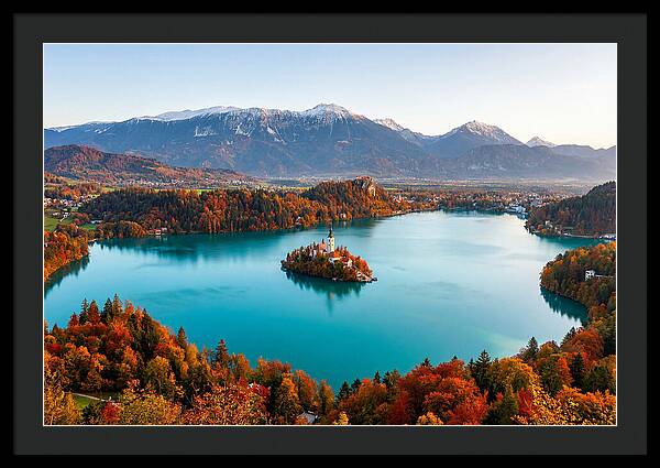 Lake Bled In Autumn Splendor