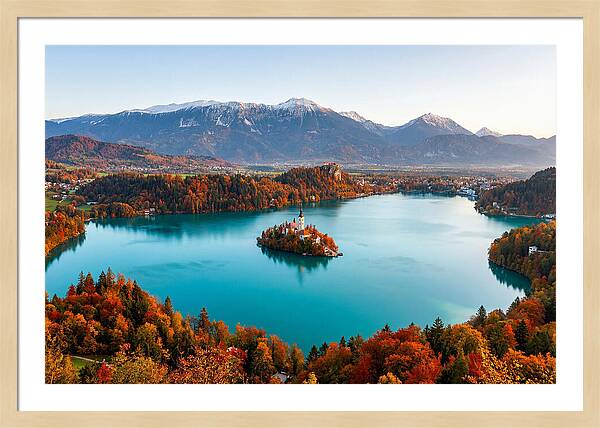 Lake Bled In Autumn Splendor