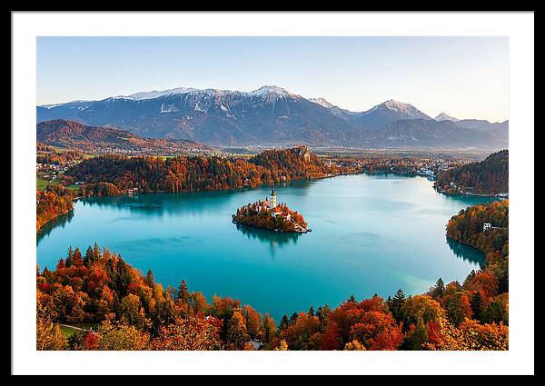 Lake Bled In Autumn Splendor