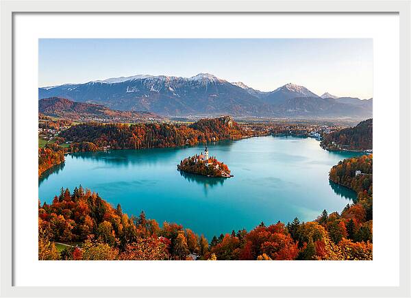 Lake Bled In Autumn Splendor